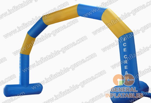 33ft Yellow Blue Arch Inflatable