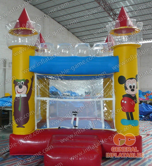 10 ft Cartoon castle inflatable