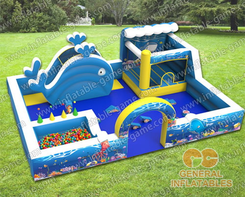 Ocean indoor playland with softplay and ball pond