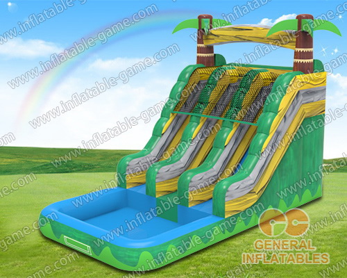 Forest dual water slide