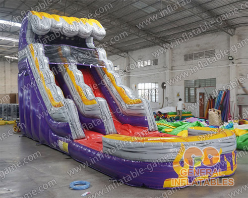 30ftLx10ftW Inflatable blaze water slide
