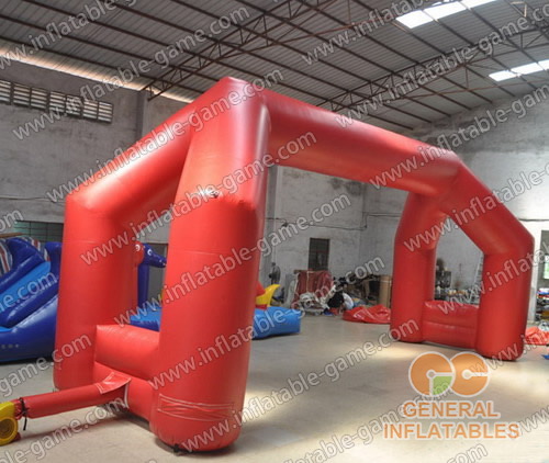 Inflatable arch