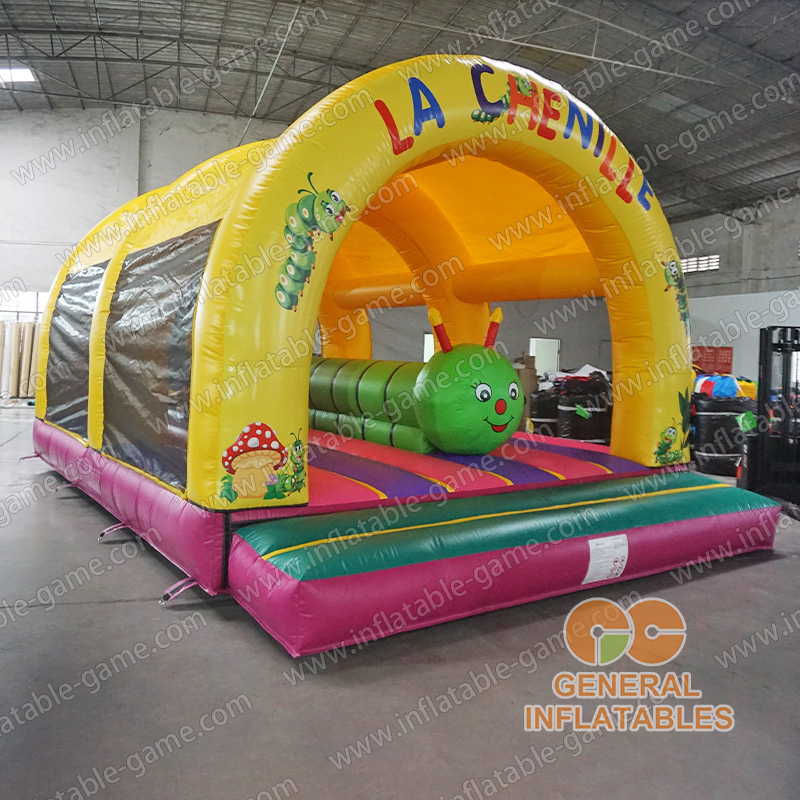 Caterpillar bouncy castle