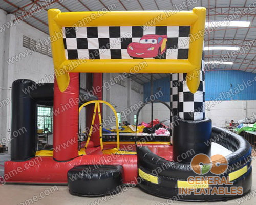 Racecar combo inflatables