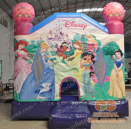 Inflatable princess bounce house
