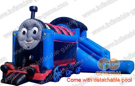 Thomas train combo with detachable pool