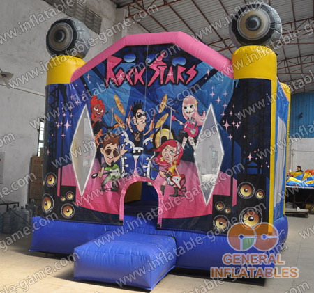 Rock star bounce house