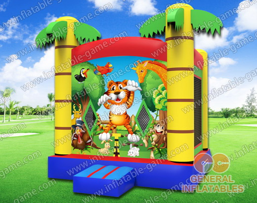 Safari bounce house