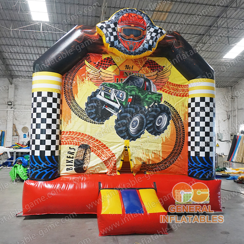 Racecar bounce house