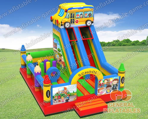 School bus playground