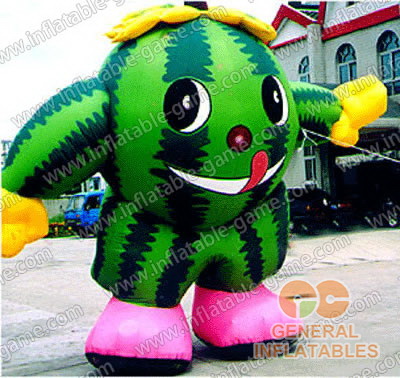 Watermelon Man Inflatable Moving Cartoon