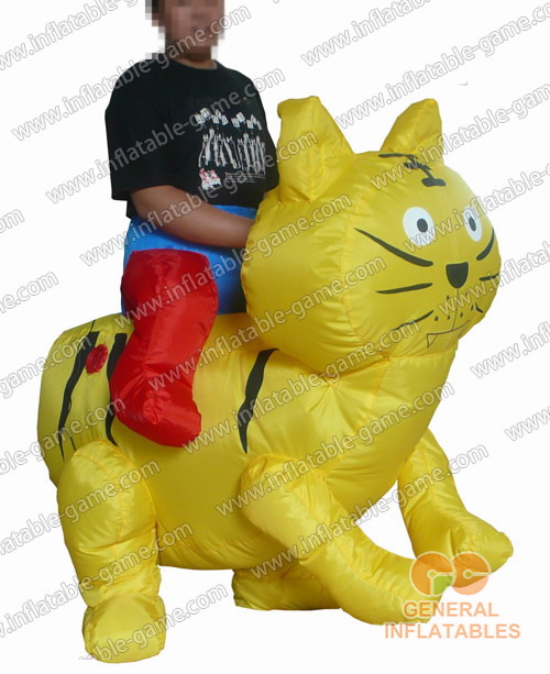 Golden Cat Inflatable Moving Cartoon