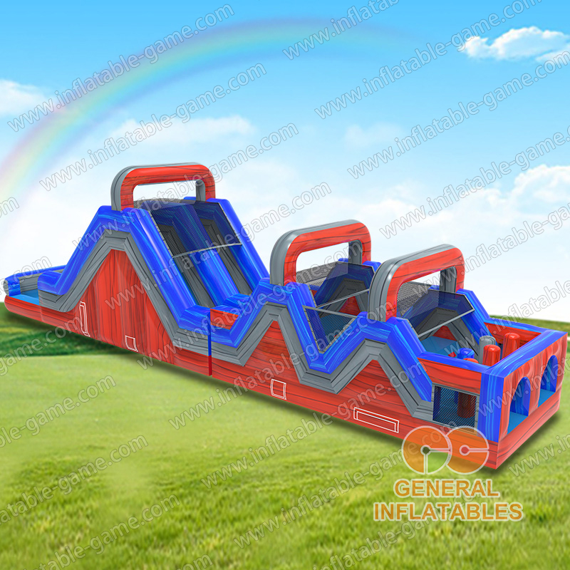 Red and Blue obstacle course