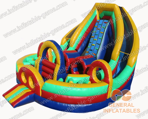 30ftl Dual Lane Inflatable Obstacle