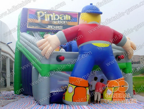 Inflatable Pinball Slides