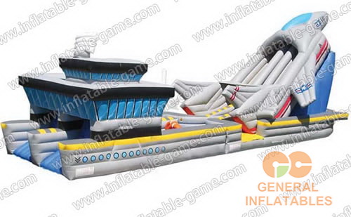 Inflatable aircraft carrier