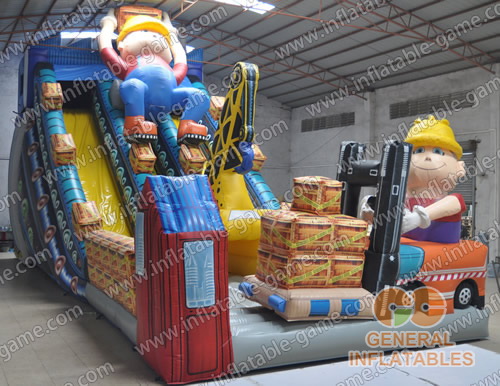 Bob the builder inflatable slide