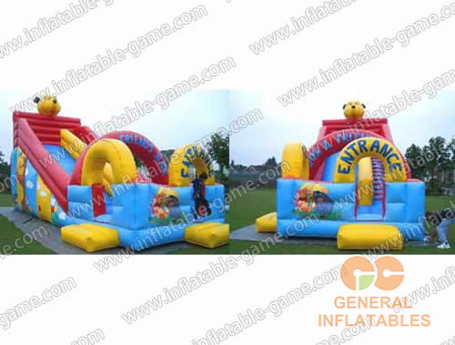 Inflatable bear slides on sale