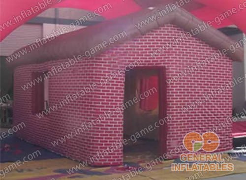 Inflatable Red House Tent