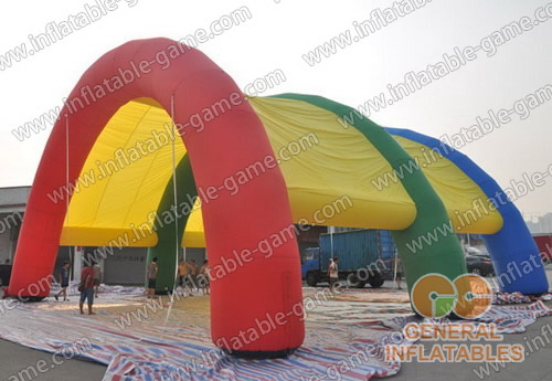 Inflatable tent