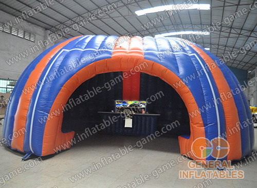 Inflatable booth