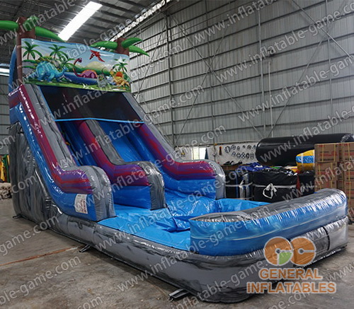 Jungle water slide