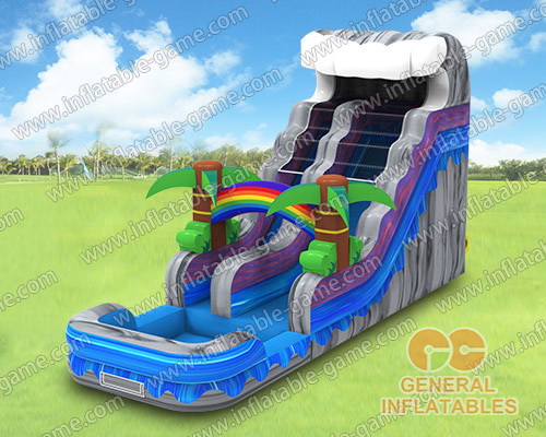 Inflatable water slide