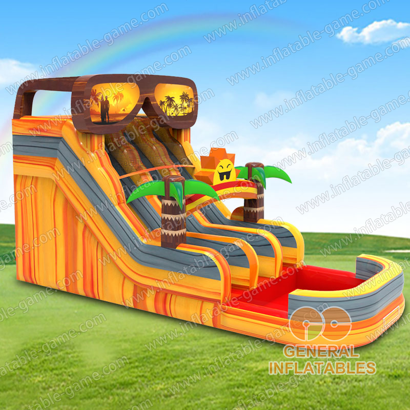 Hello summer dual water slide