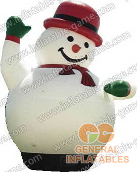 inflatable snowman